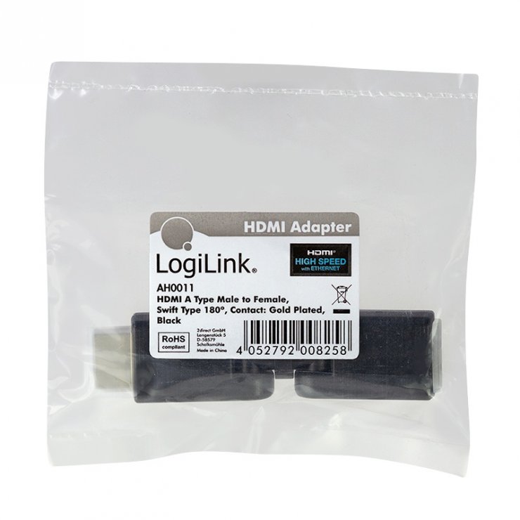 Imagine Adaptor HDMI 4K30Hz unghi T-M, Logilink AH0011
