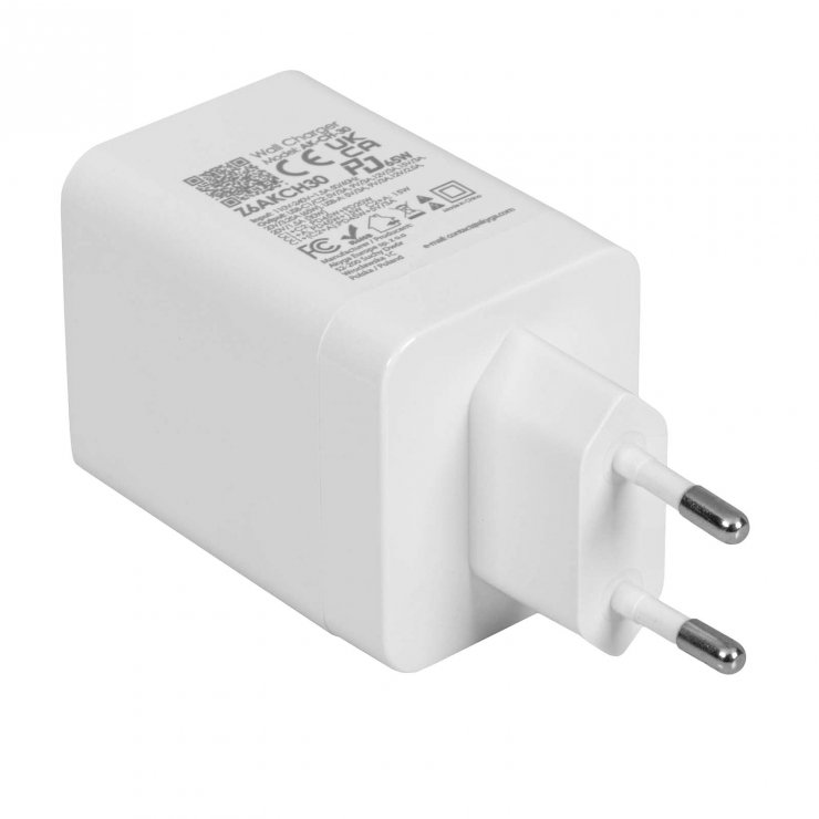 Imagine Incarcator priza USB-A + USB type C PD GaN 65W + cablu USB type C, Akyga AK-CH-30