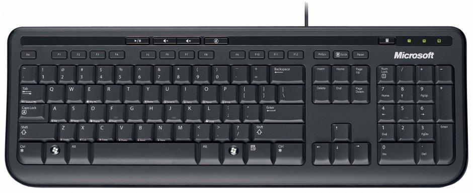 Imagine Tastatura USB Negru, Microsoft ANB-00021