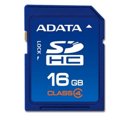 Imagine Card memorie SDHC 16GB ADATA, clasa 4
