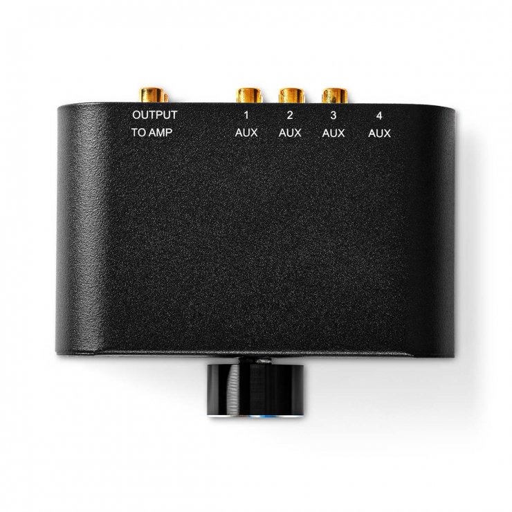 Imagine Switch audio analog 4 porturi jack 3.5mm/RCA, Nedis ASWI2424AT