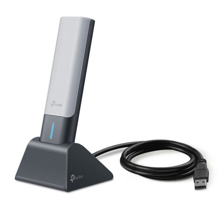 Imagine Placa de retea USB Wireless High-Gain AX3000, TP-LINK Archer TX50UH