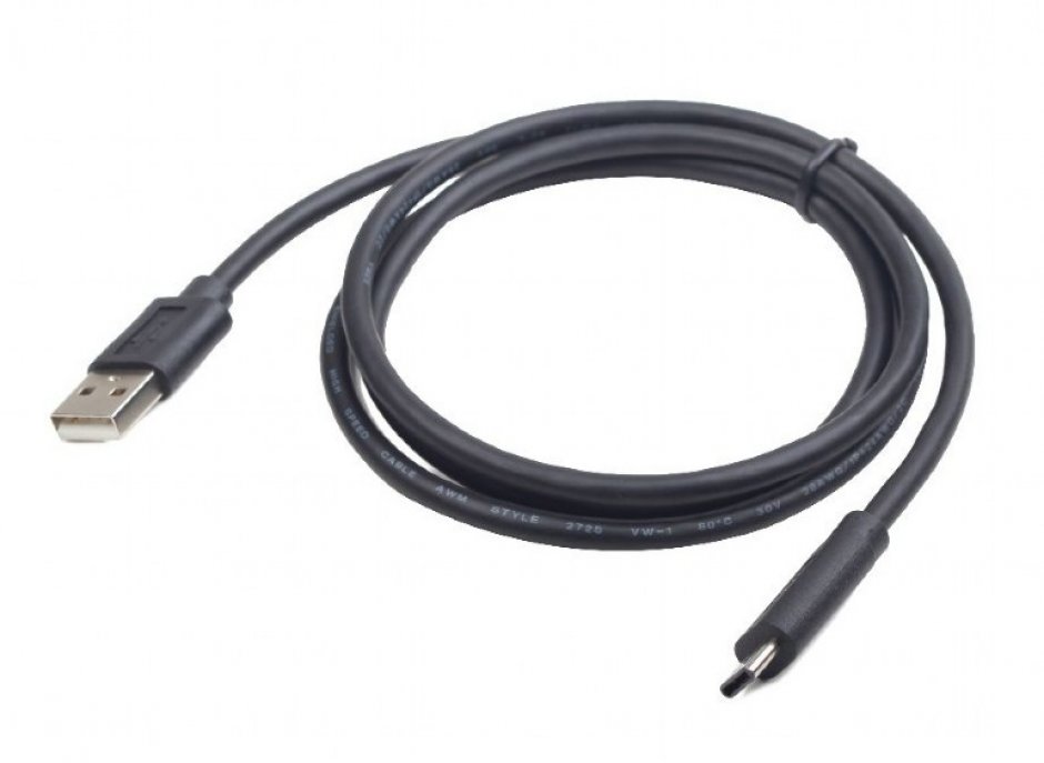 Imagine Cablu USB 2.0 tip A la tip C 3m T-T Negru, Gembird CCP-USB3-AMCM-10