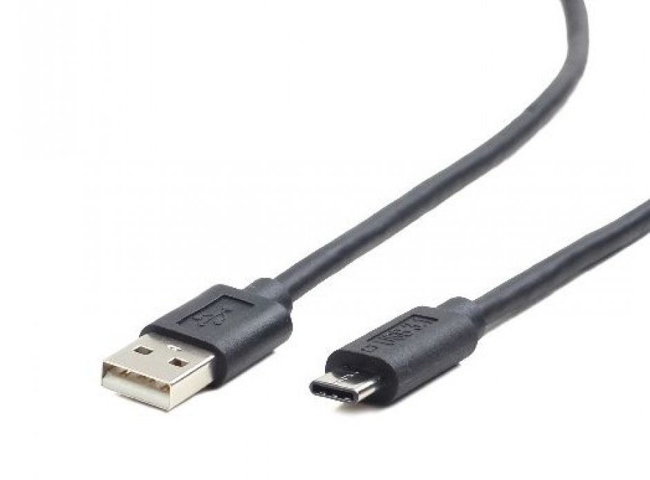 Imagine Cablu USB 2.0 tip A la tip C 3m T-T Negru, Gembird CCP-USB3-AMCM-10