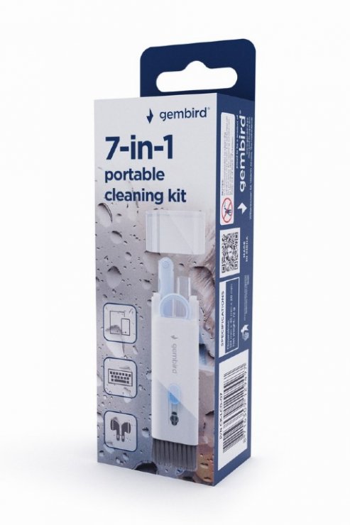 Imagine Kit de curatare casti 7 in 1, Gembird CK-LCD-07