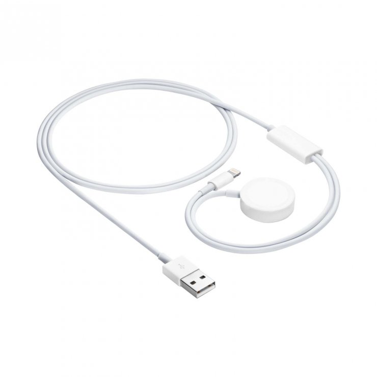 Imagine Cablu de incarcare Apple Watch Ultra 2 / Series 9/8/7/6/5/4/3/2/1 1m, Akyga AK-SW-43