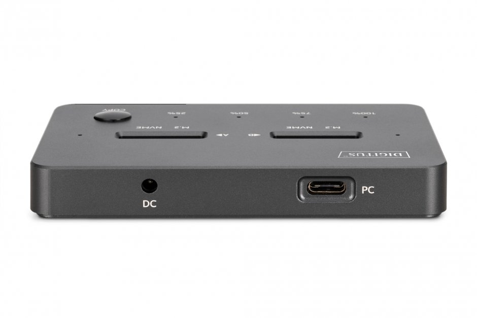 Imagine Docking station USB Type C pentru 2 x M.2 NVMe SSD , Digitus DA-71545-1