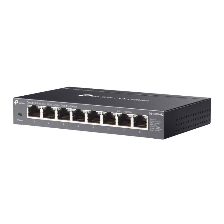 Imagine Switch 8 porturi 2.5G Unmanaged Omada, TP-LINK DS108G-M2