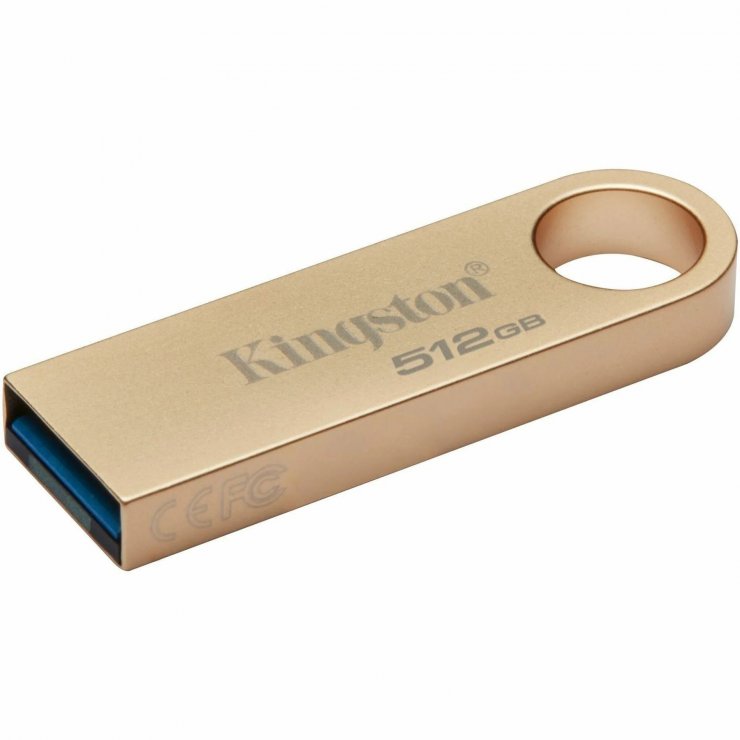 Imagine Stick USB 3.2 DataTraveler SE9 G3 512Gb Metalic Auriu, Kingston DTSE9G3/512GB