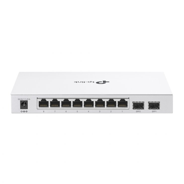 Imagine Switch Gigabit Smart 10 porturi (2 x SFP + 8 x PoE+), TP-LINK FESTA FS310GP