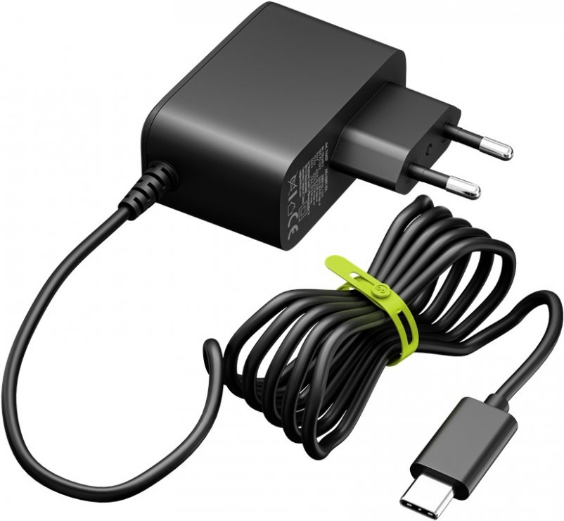 Imagine Incarcator priza USB type C pentru Raspberry Pi 5 27W GaN, Goobay G74437