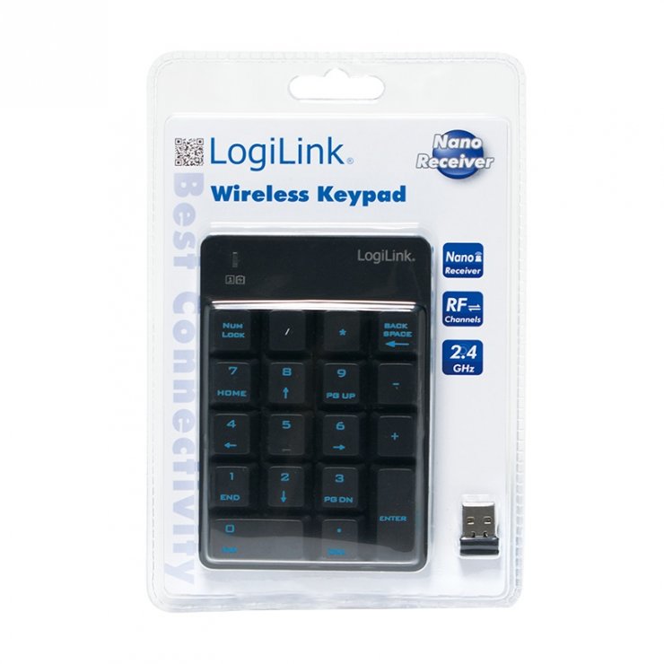Imagine Tastatura numerica wireless, Logilink ID0120