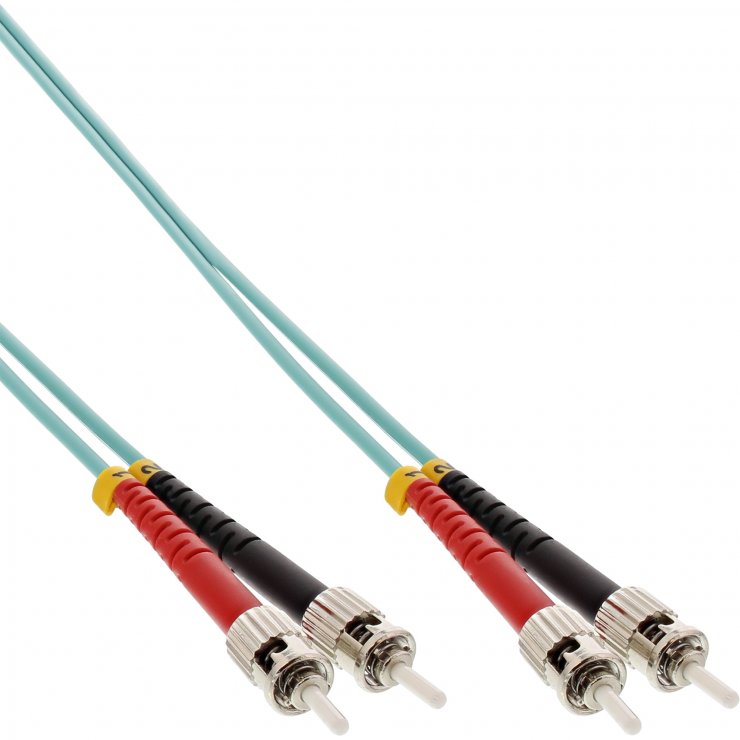 Imagine Cablu fibra optica Duplex Multimode ST-ST LSOH OM3 15m, InLine IL81515O