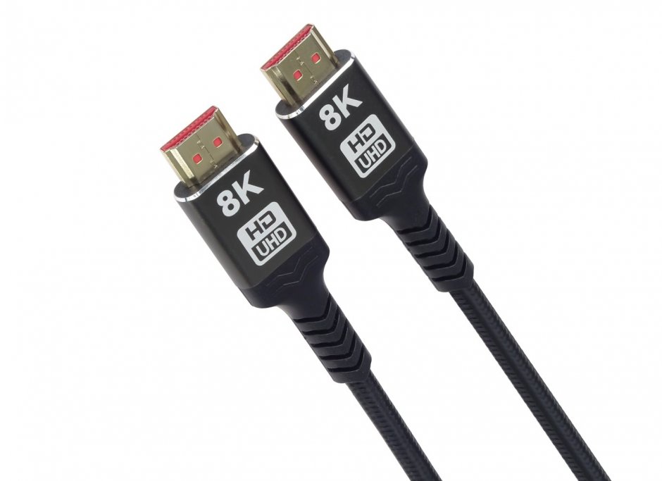 Imagine Cablu Ultra High Speed HDMI 8K60Hz/4K120Hz 7.5m brodat Negru, kphdm21b7