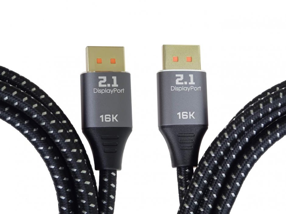 Imagine Cablu Displayport 16K60Hz/8K120Hz/4K240Hz T-T 2m brodat, kport11-02