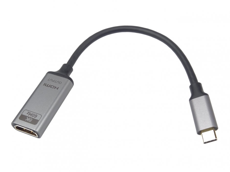 Imagine Adaptor USB type C la HDMI 8K60Hz/4K144Hz T-M 0.2m, KU31HDMI24