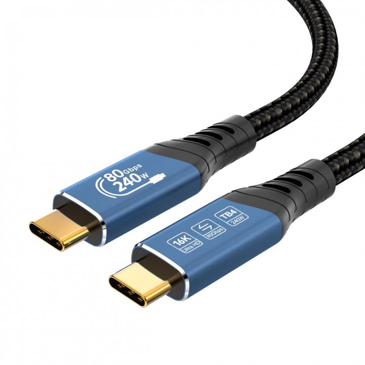 Imagine Cablu USB 4 type C 16K60Hz/4K120hz 240W 1m, ku4ca10