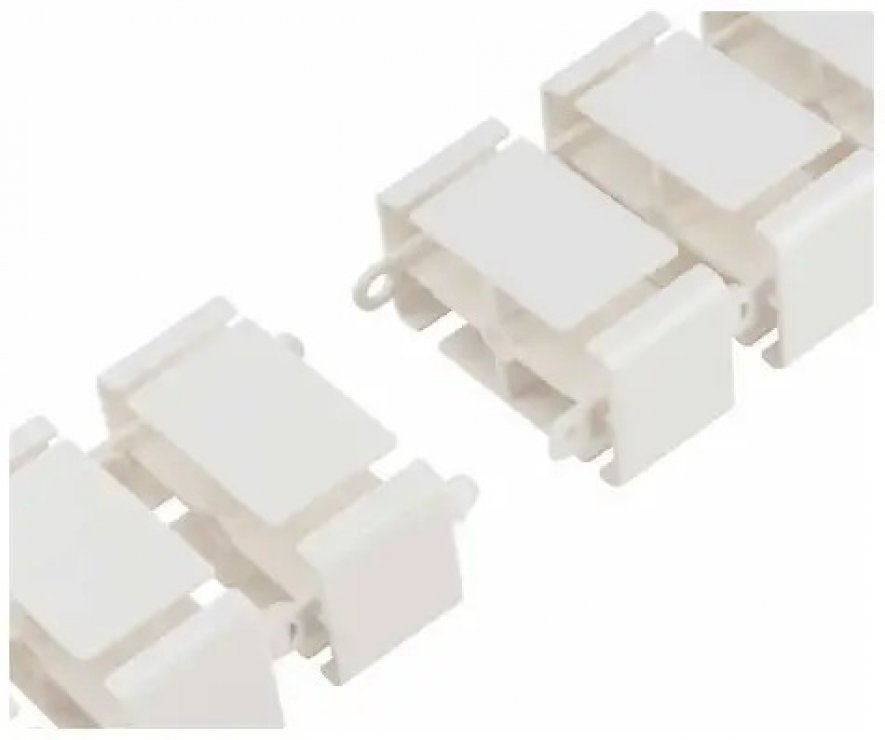 Imagine Organizator cabluri/canal cablu inaltime reglabila 1.3mx129mm Alb, Logilink KAB0093