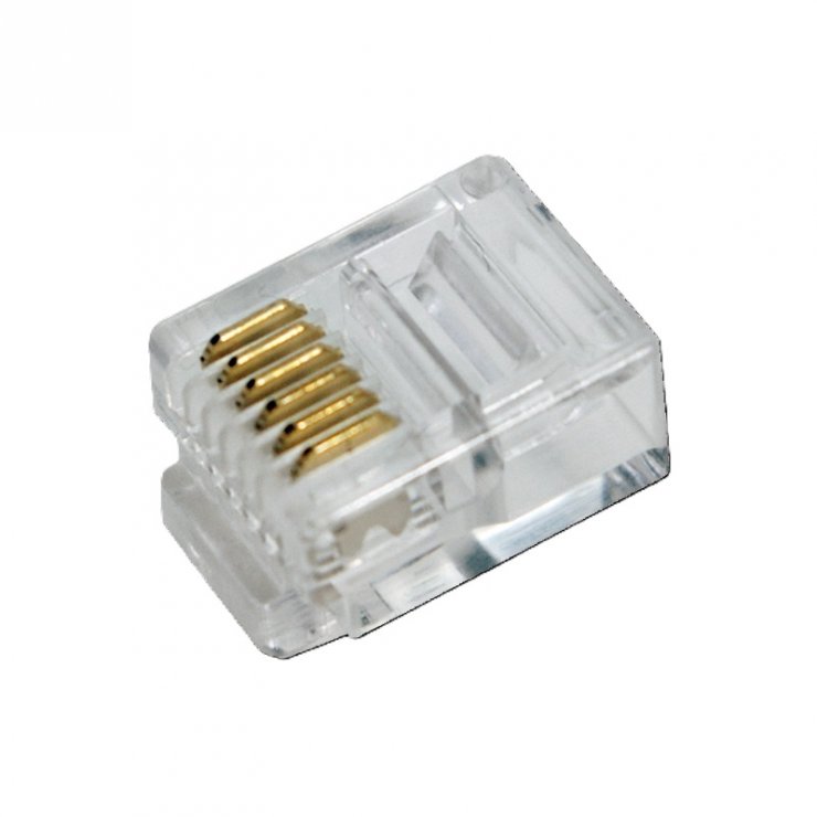 Imagine Conector RJ12 6p6c, Logilink MP0019-1buc