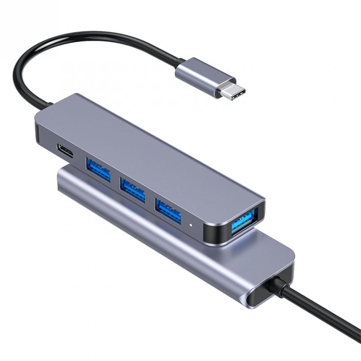 Imagine HUB USB 3.1 type C la 4 x USB-A + PD 100W, PMH42