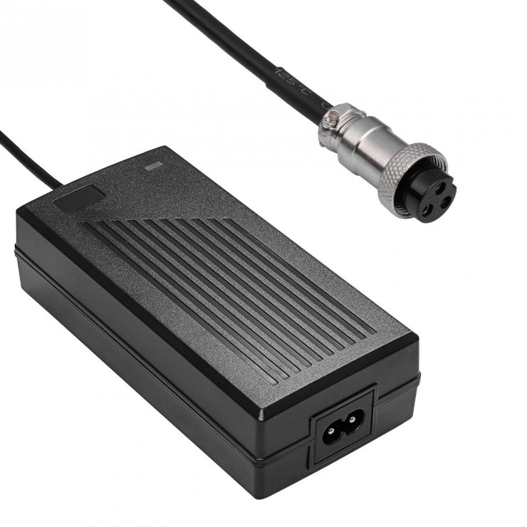 Imagine Incarcator trotineta electrica 42V/2A 84W GX16 12mm 1.2m, Akyga AK-EV-18