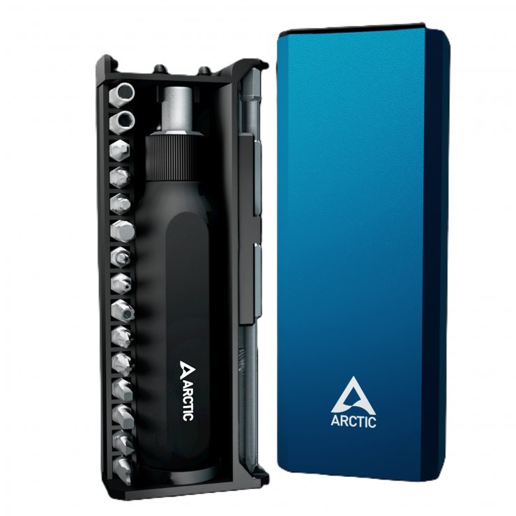 Imagine Surubelnita + biti 29 piese Albastru, Arctic AETLS00002A