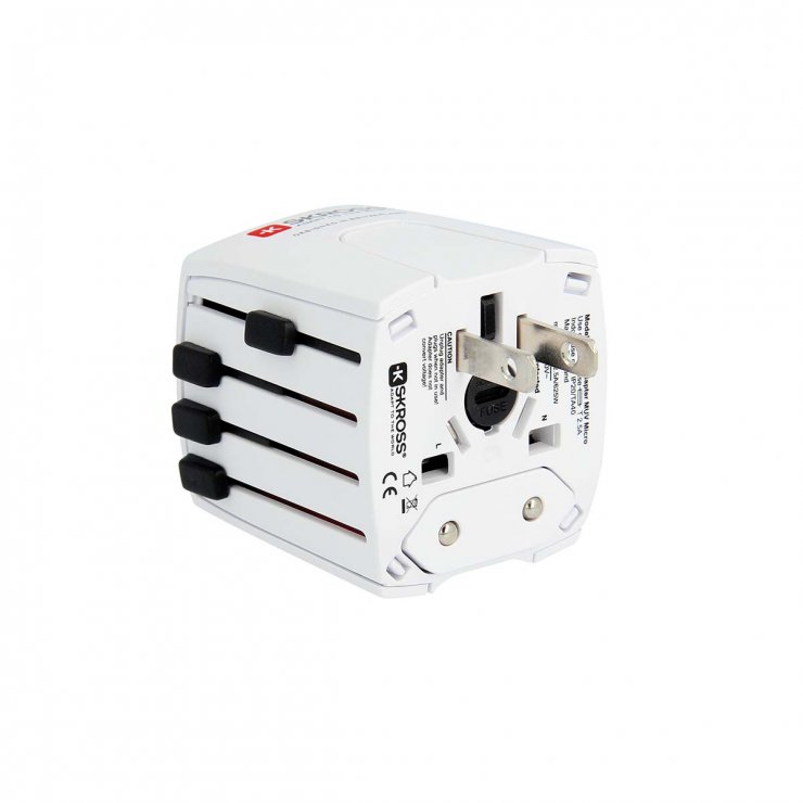 Imagine Adaptor priza universal MUV + 2 x USB-A, Skross 1.302960