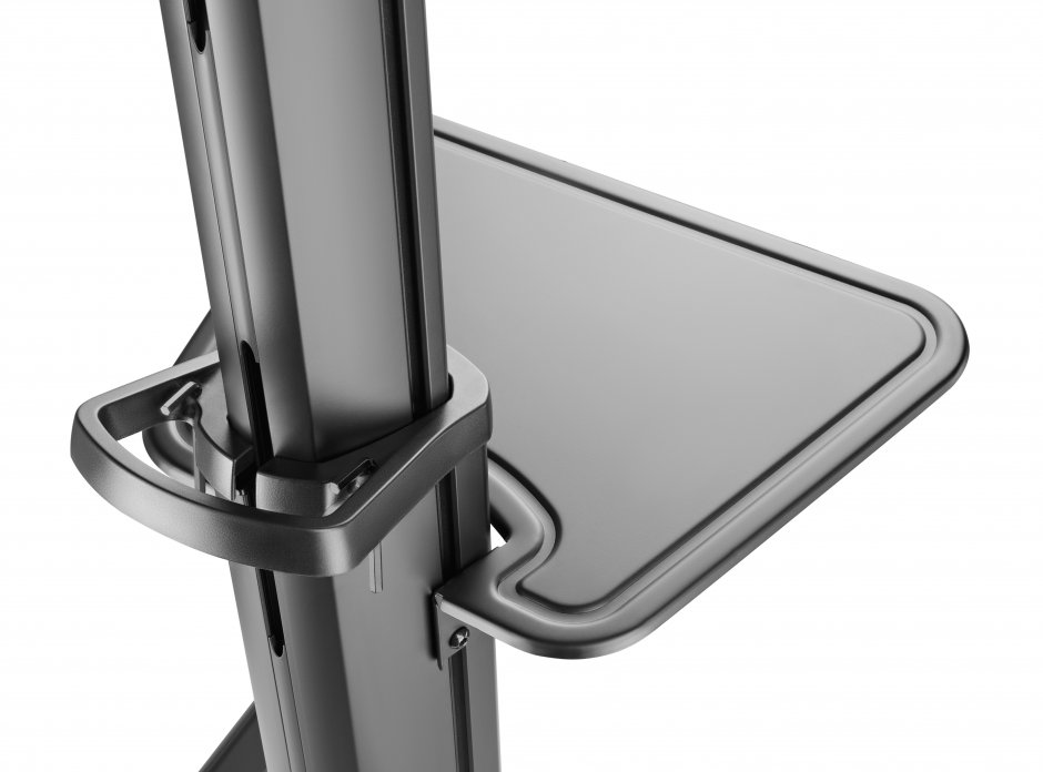 Imagine Suport podea aluminiu pentru TV 37" - 70" Negru, Gembird TVS-70T-02