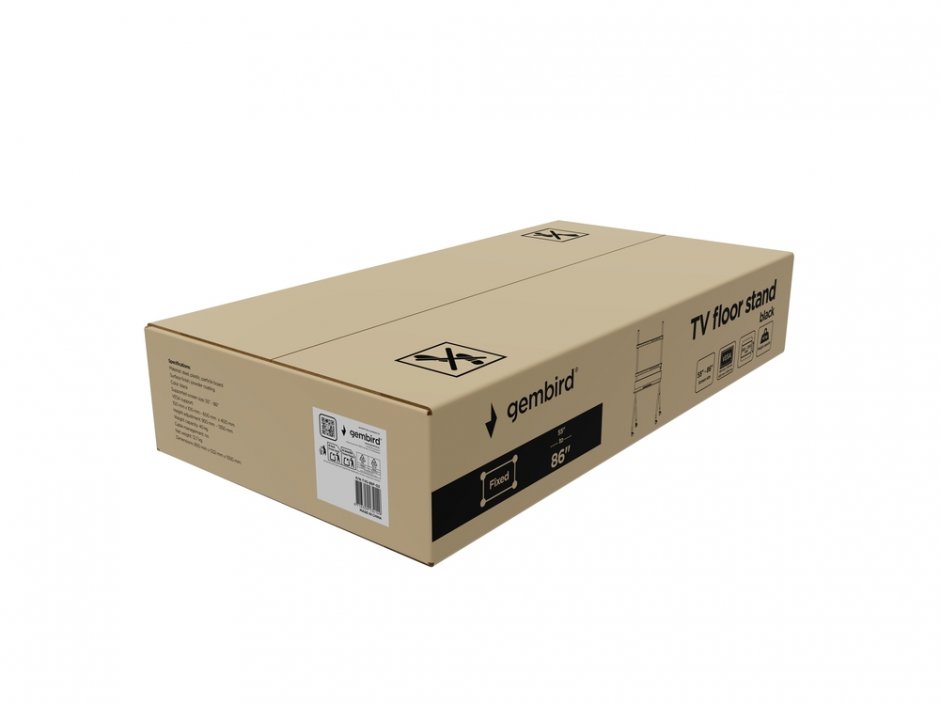 Imagine Suport podea pentru TV 55" - 86", Gembird TVS-86F-02