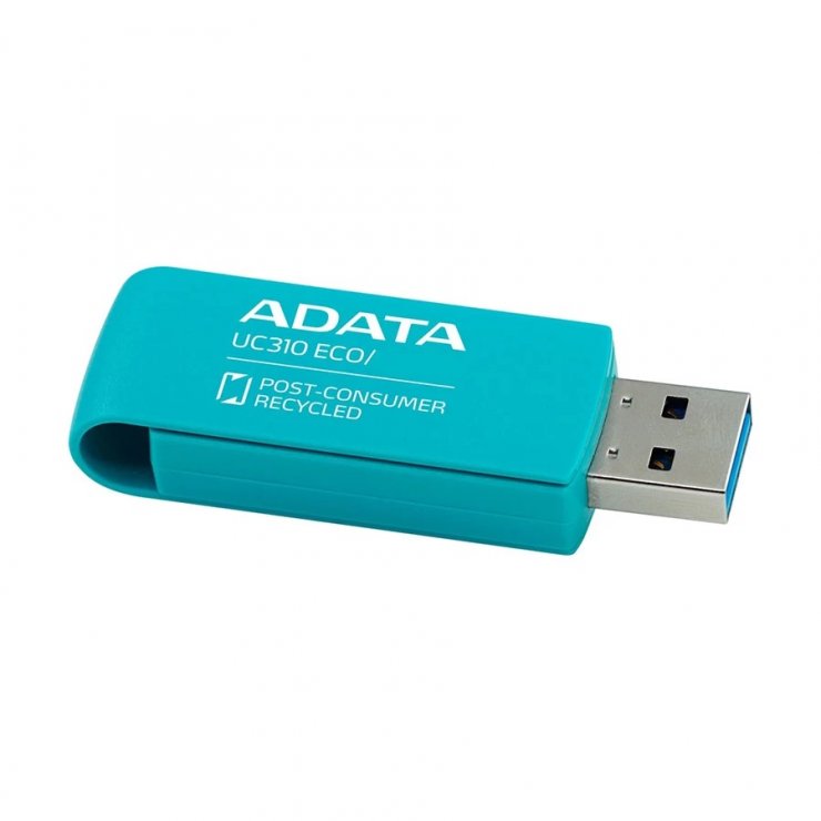 Imagine Stick USB 3.2-A UC310E 64GB Turcoaz, A-DATA UC310E-64G-RGN