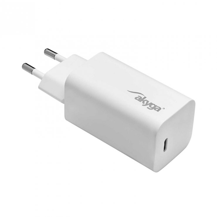 Imagine Incarcator priza USB type C PD 65W, Akyga AK-CH-23