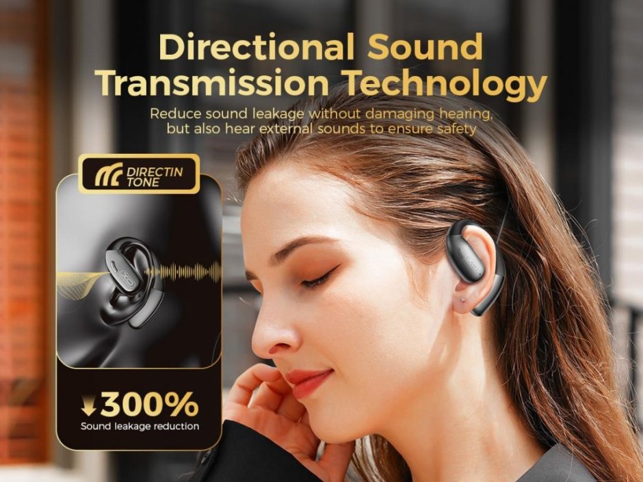 Imagine Casti wireless HF TWS Smart Ai translation Negru, XO G36