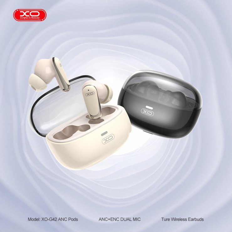 Imagine Casti wireless HF TWS ANC + ENC Dual mic Negru, XO G42