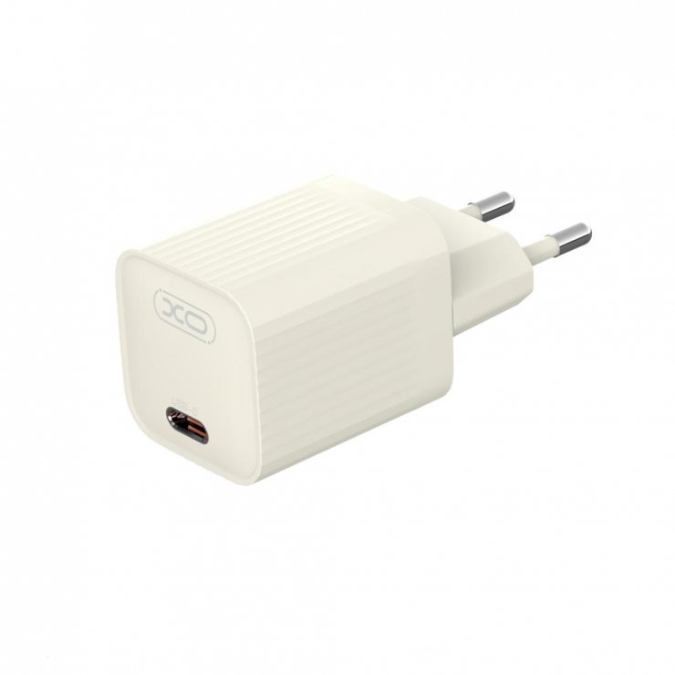 Imagine Incarcator priza USB-C 30W Bej, XO L148