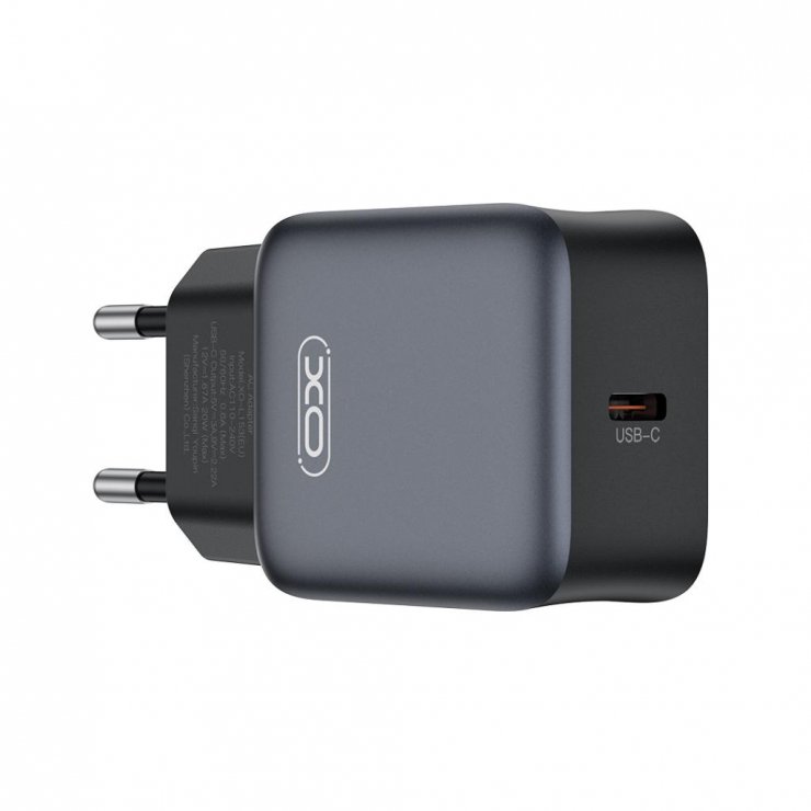 Imagine Incarcator priza USB-C 30W Negru, XO L155