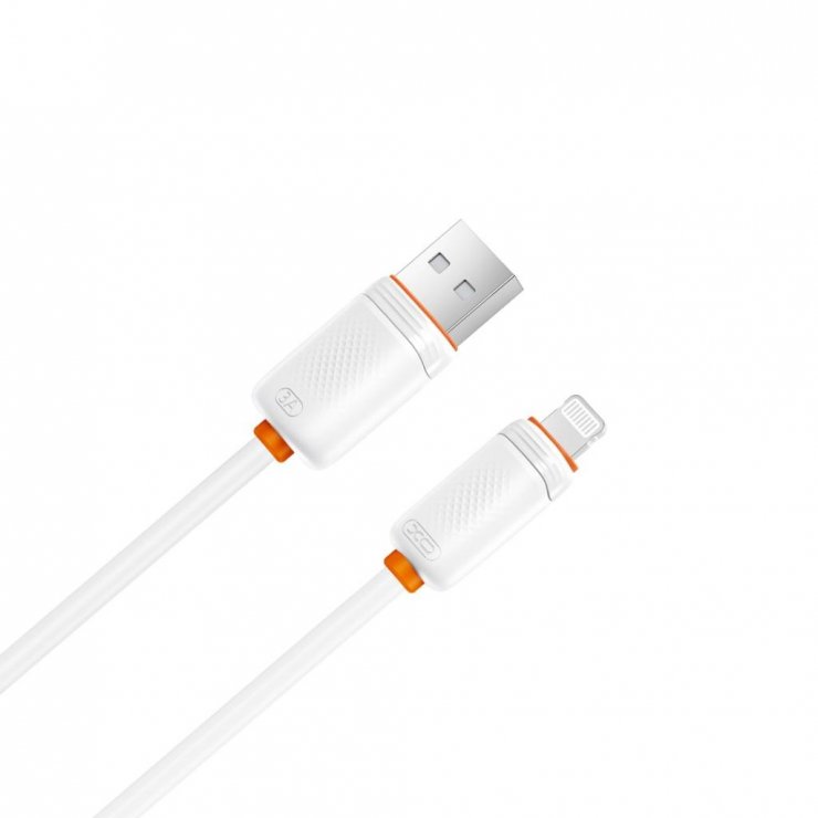 Imagine Cablu USB-A la iPhone Lightning 1m Alb, XO NB302