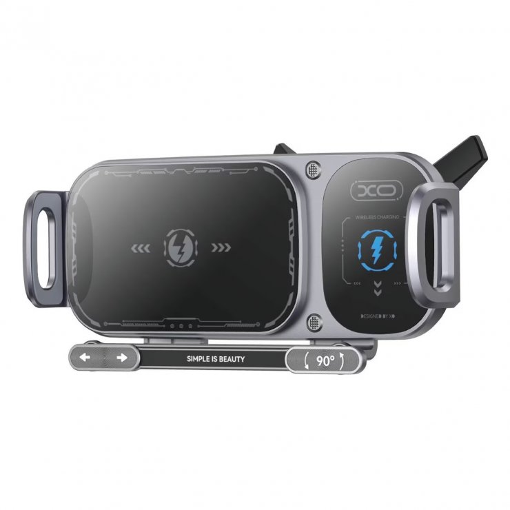Imagine Suport auto wireless pentru smartphone/tableta 15W, XO WX041