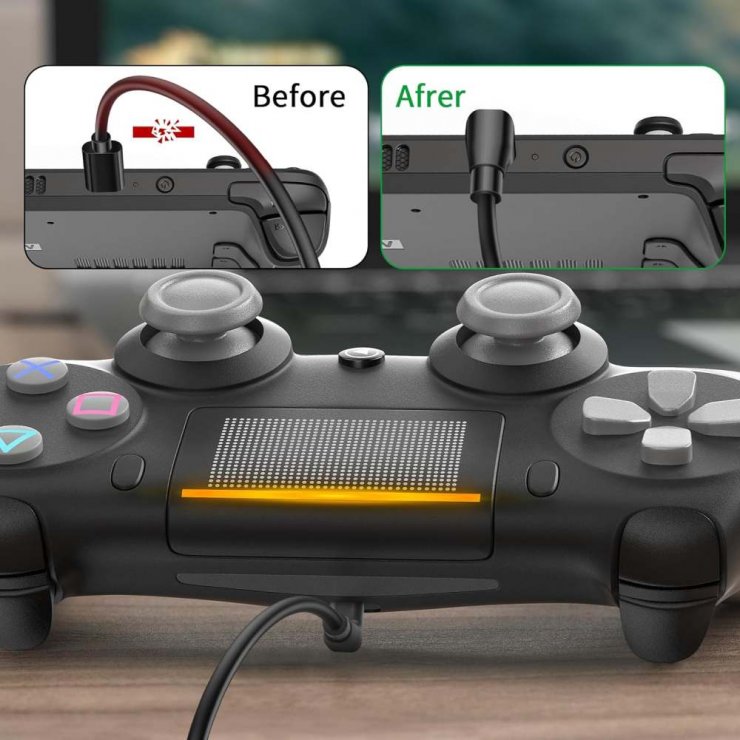 Imagine Cablu USB-A 3.2 la USB type C drept/unghi 3m, ku31cze3bk