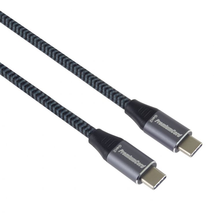 Imagine Cablu USB 3.2 Gen2-C la USB type C 100W T-T brodat 3m, ku31cr3