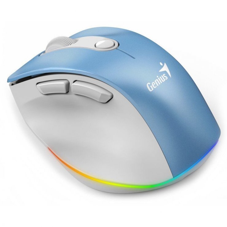 Imagine Mouse wireless/bluetooth Ergo 9000S Albastru, Genius