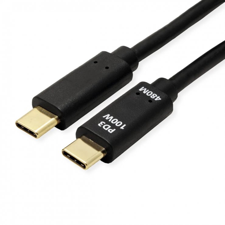 Imagine Cablu USB 2.0 type C 100W T-T 1m, Value 11.99.8308