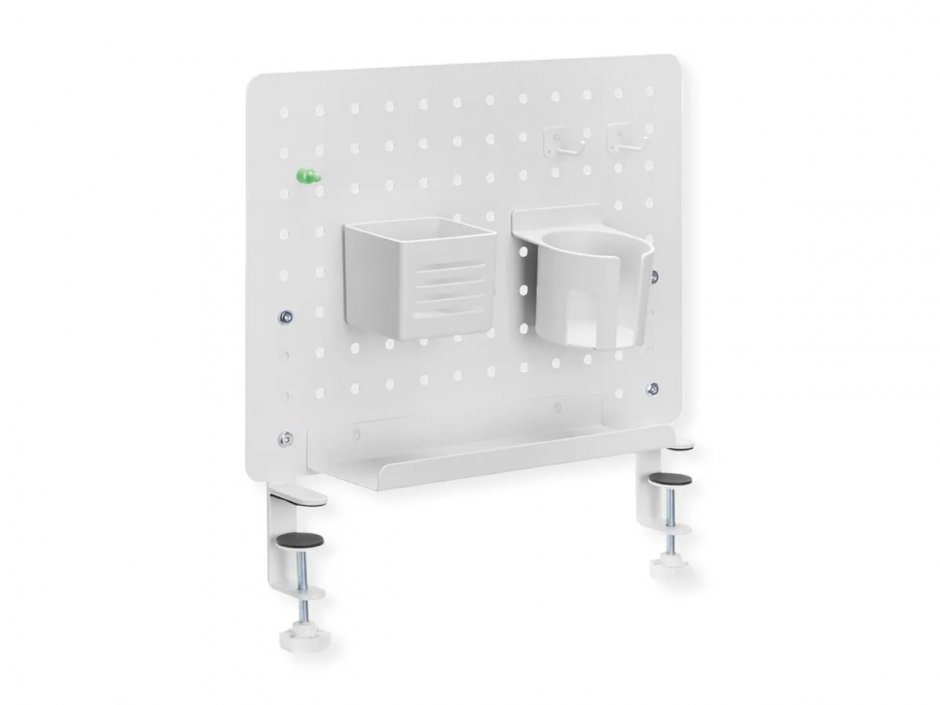 Imagine Panou perforat 420x477mm cu prindere masa Alb, Value 17.99.0098*