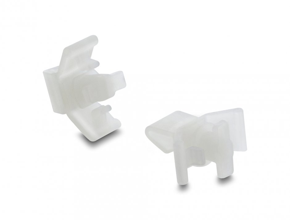 Imagine Set 4 buc clips plastic pentru M.2 SSD, Delock 18493