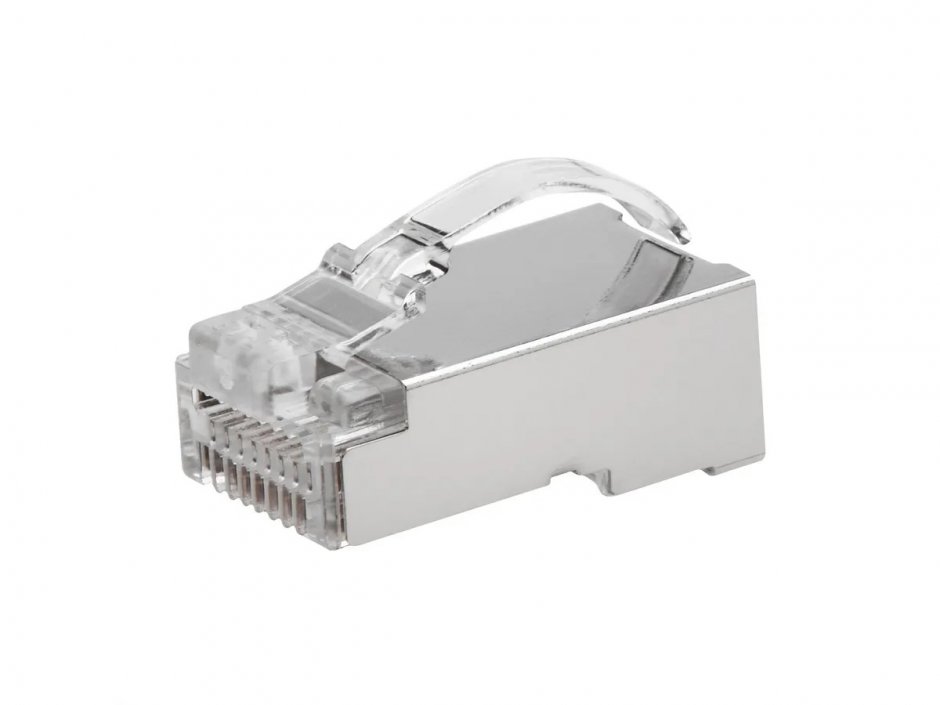 Imagine Set 10 buc conectori RJ45 Cat.6A pass-through, Roline 21.17.3146