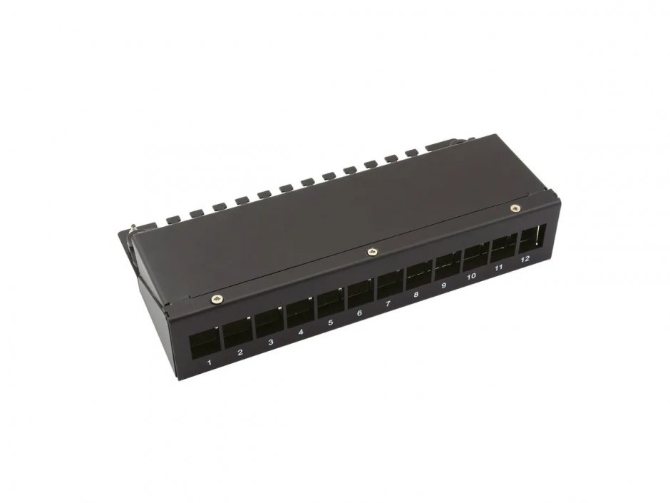 Imagine Carcasa pentru keystone 12 porturi Negru, Value 26.99.0332