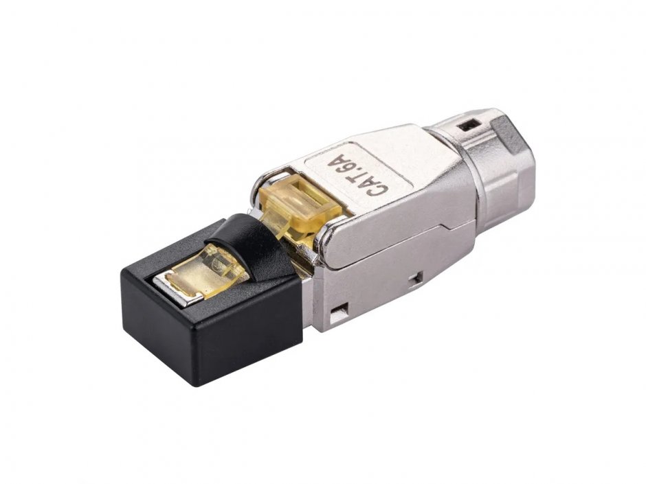 Imagine Conector retea RJ45 ecranat Cat.6A pentru fir solid, Value 26.99.0374