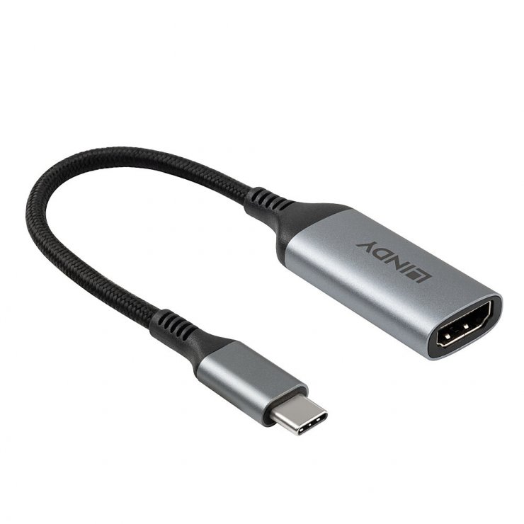 Imagine Adaptor USB type C la HDMI 8K60Hz/4K240Hz T-M, Lindy L43428