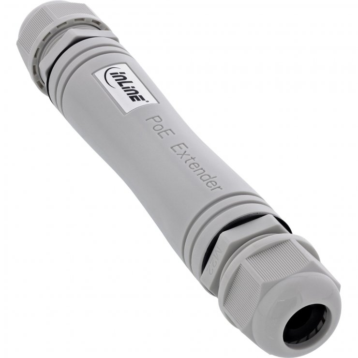 Imagine Extender PoE+ 1 Gb/s 30W cascadabil pentru exterior IP67, InLine IL44432K