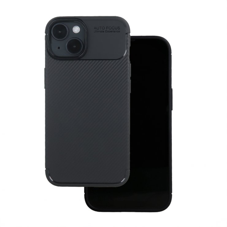 Imagine Husa pentru iPhone 17 Pro Max TPU Carbon Black, TFO