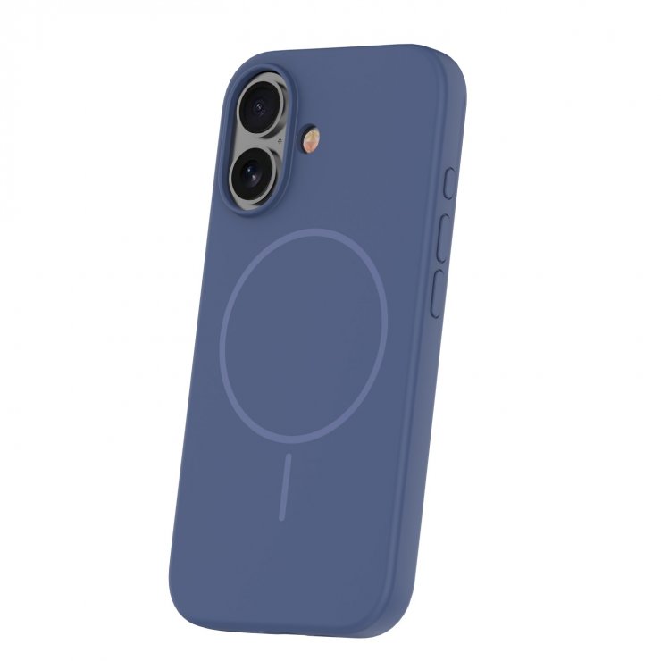 Imagine Husa pentru iPhone 16 compatibil MagSafe PC/Silicon/TPU Dark Blue, TFO Silicone Thin Mag